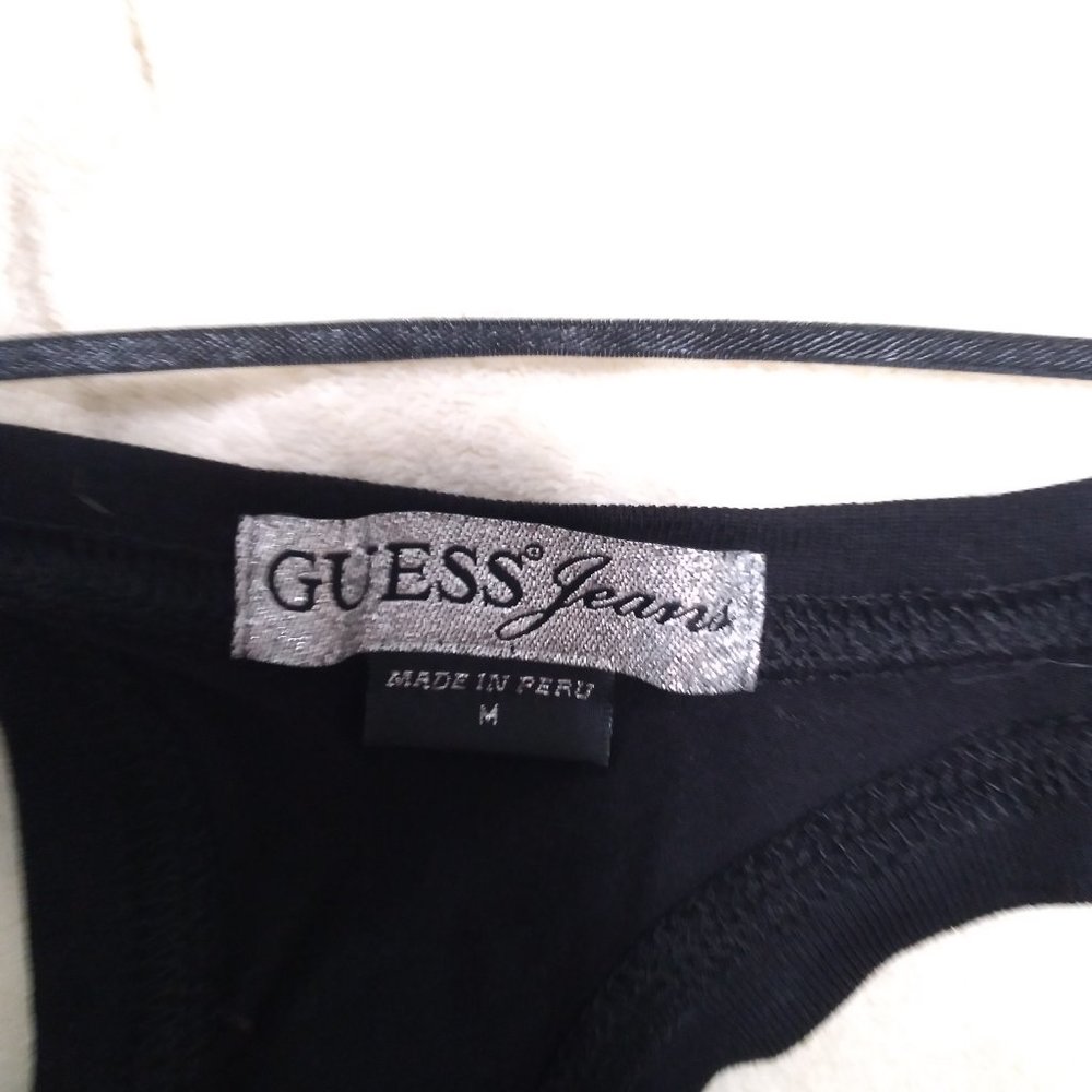 GUESS FITTED LONG SLEEVE TSHIRT - Picture 4 of 4